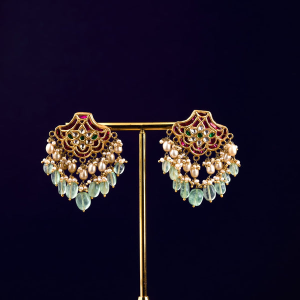 Swarnamukhi Kundan Earrings