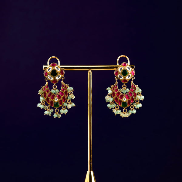 Varnika Vedha Kundan Earrings