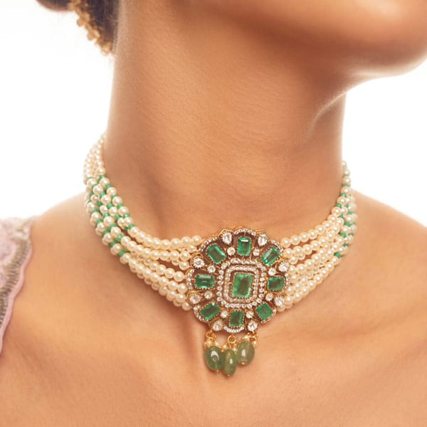 Ophelia Victorian Pearl Choker