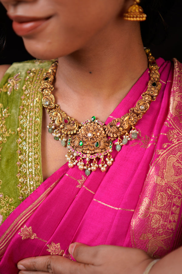 Heritage Temple Guttapusalu Choker Necklace